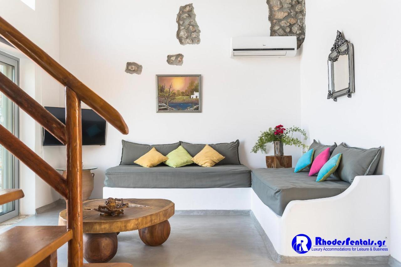 Lindos Seastone Villas Lardos Eksteriør bilde