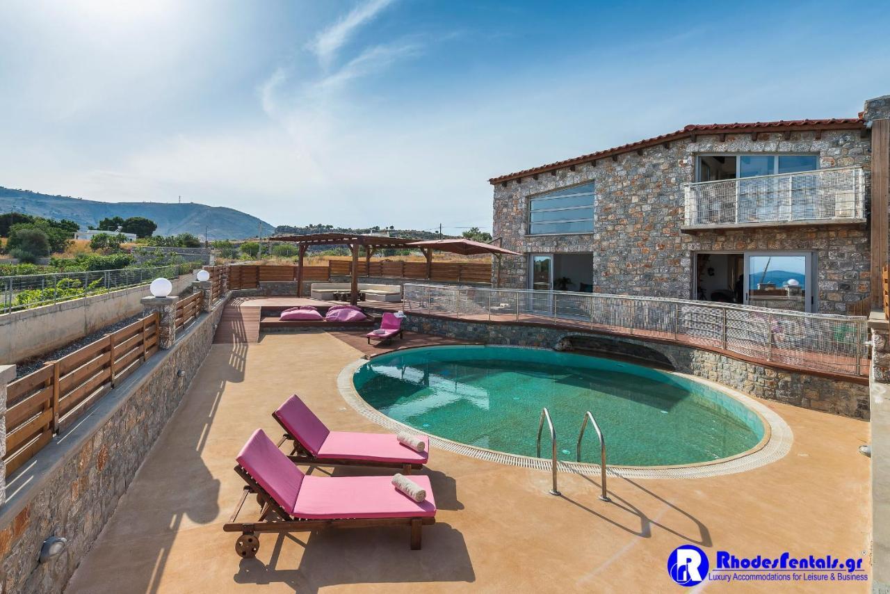 Lindos Seastone Villas Lardos Eksteriør bilde